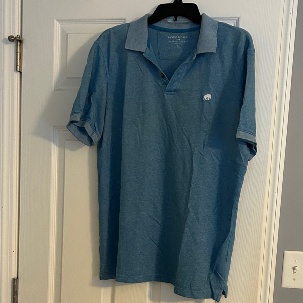 Banana Republic Blue Polo Shirt
